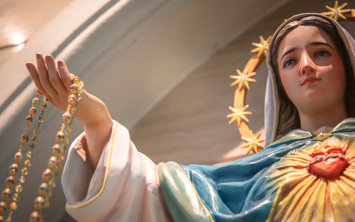 Mẹ Maria và Chuỗi Mân Côi
